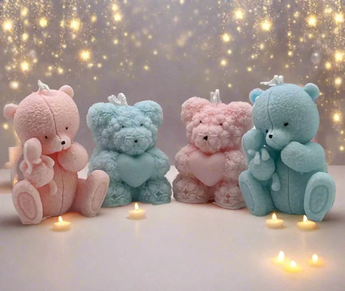 Introducing Our Teddy Bear Soy Wax Candles - Amara Wells