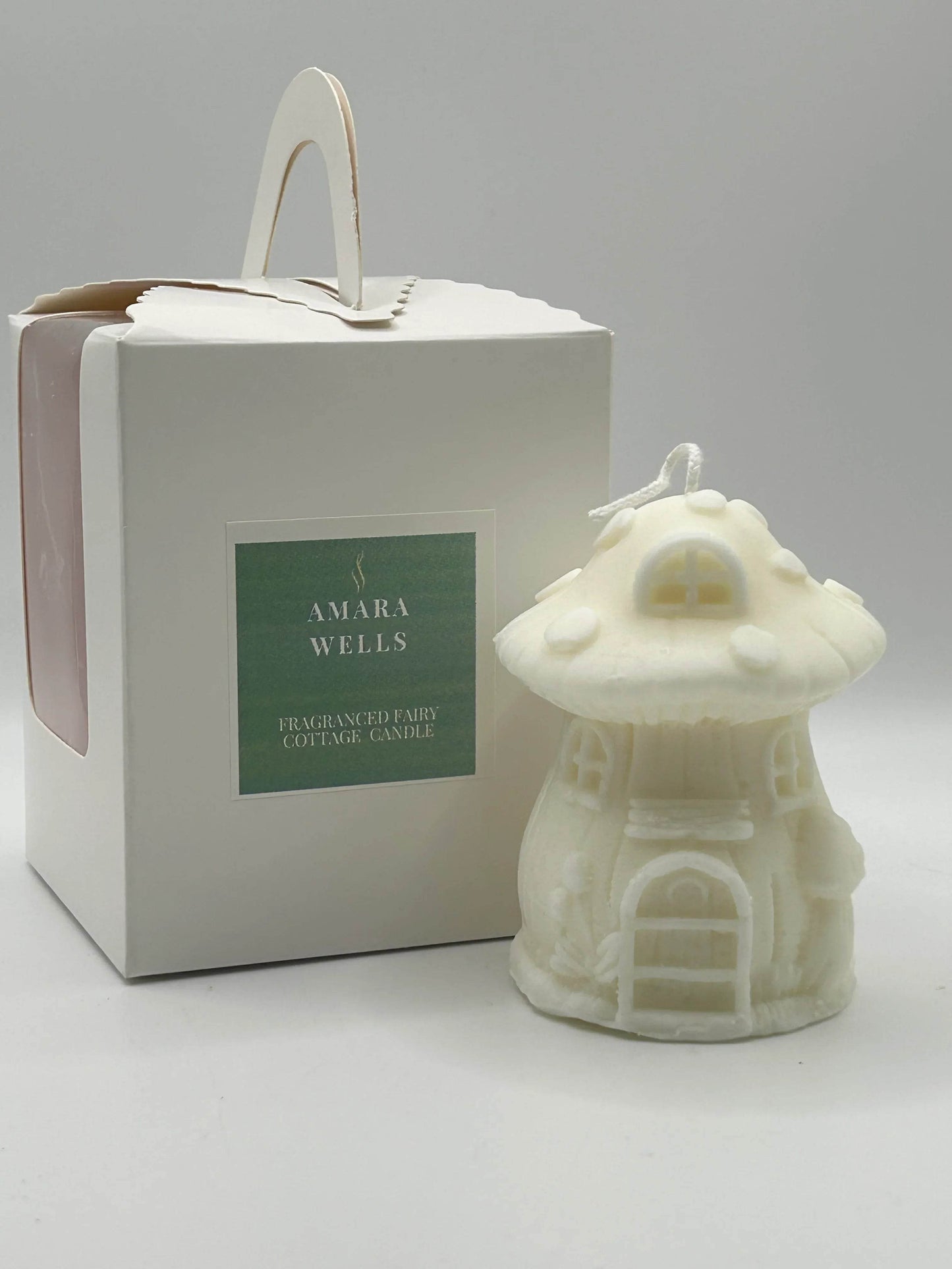 Fairy Cottage- Soy Wax Candle - Baby Powder scent - Amara Wells