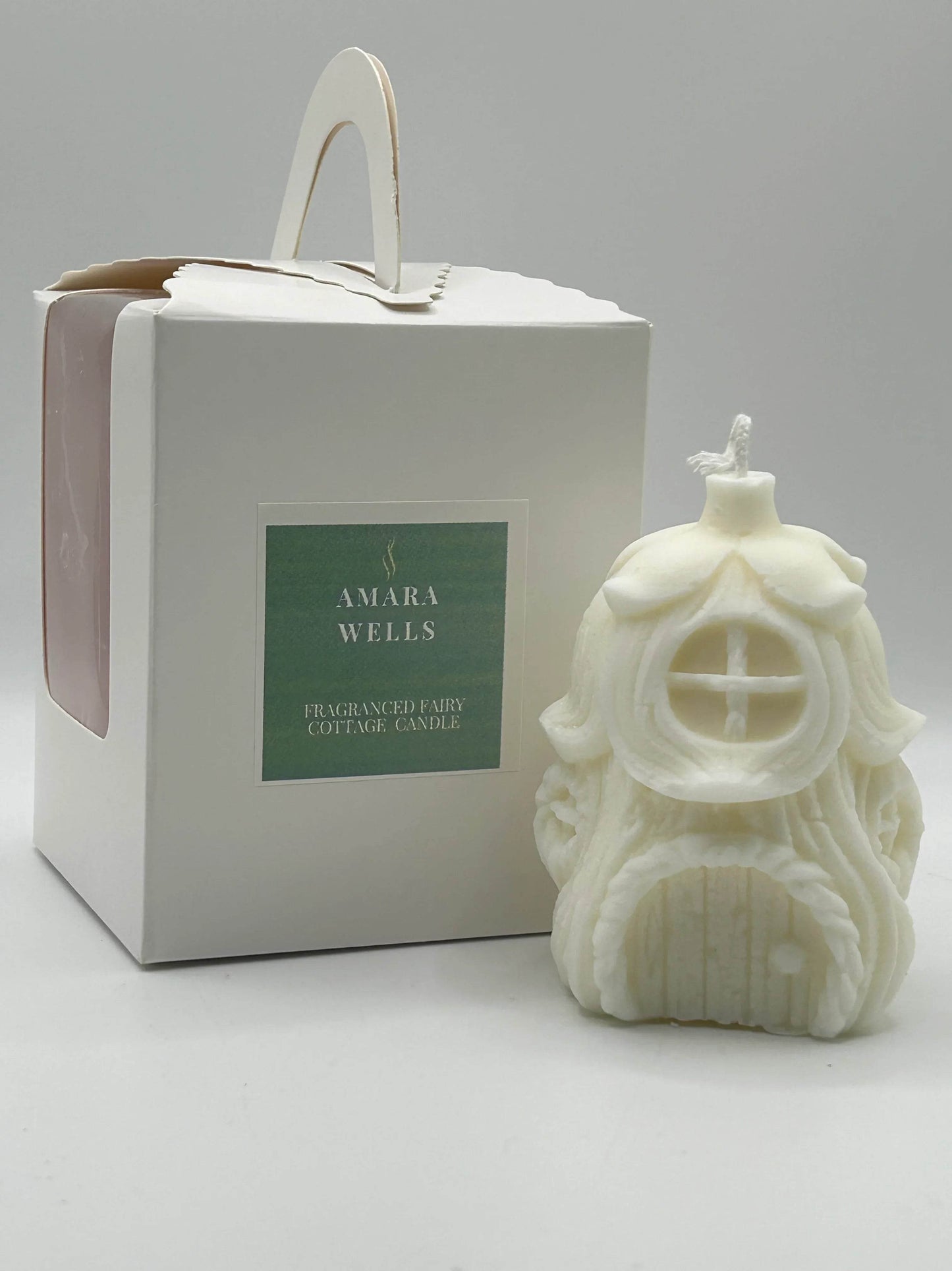 Fairy Cottage- Soy Wax Candle - Baby Powder scent - Amara Wells