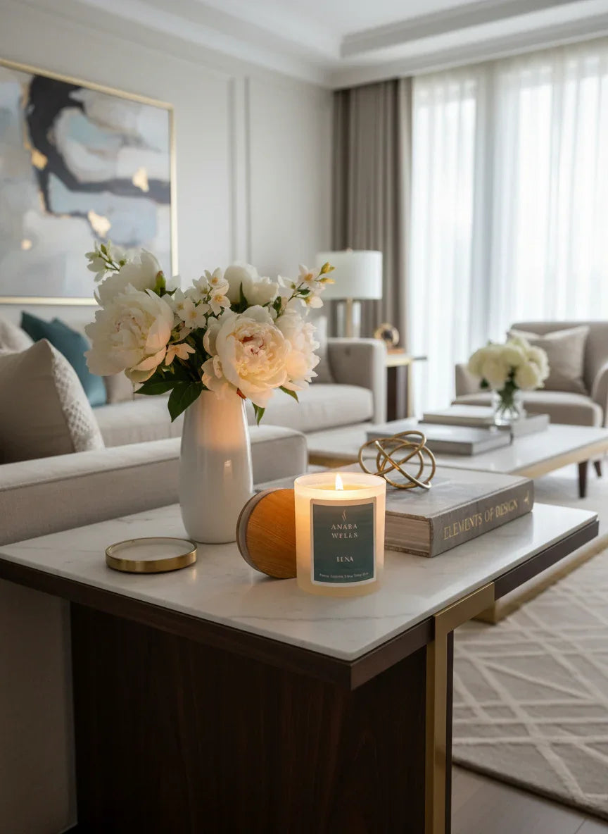 Luna scented soy wax candle- Amara Wells - Scotland