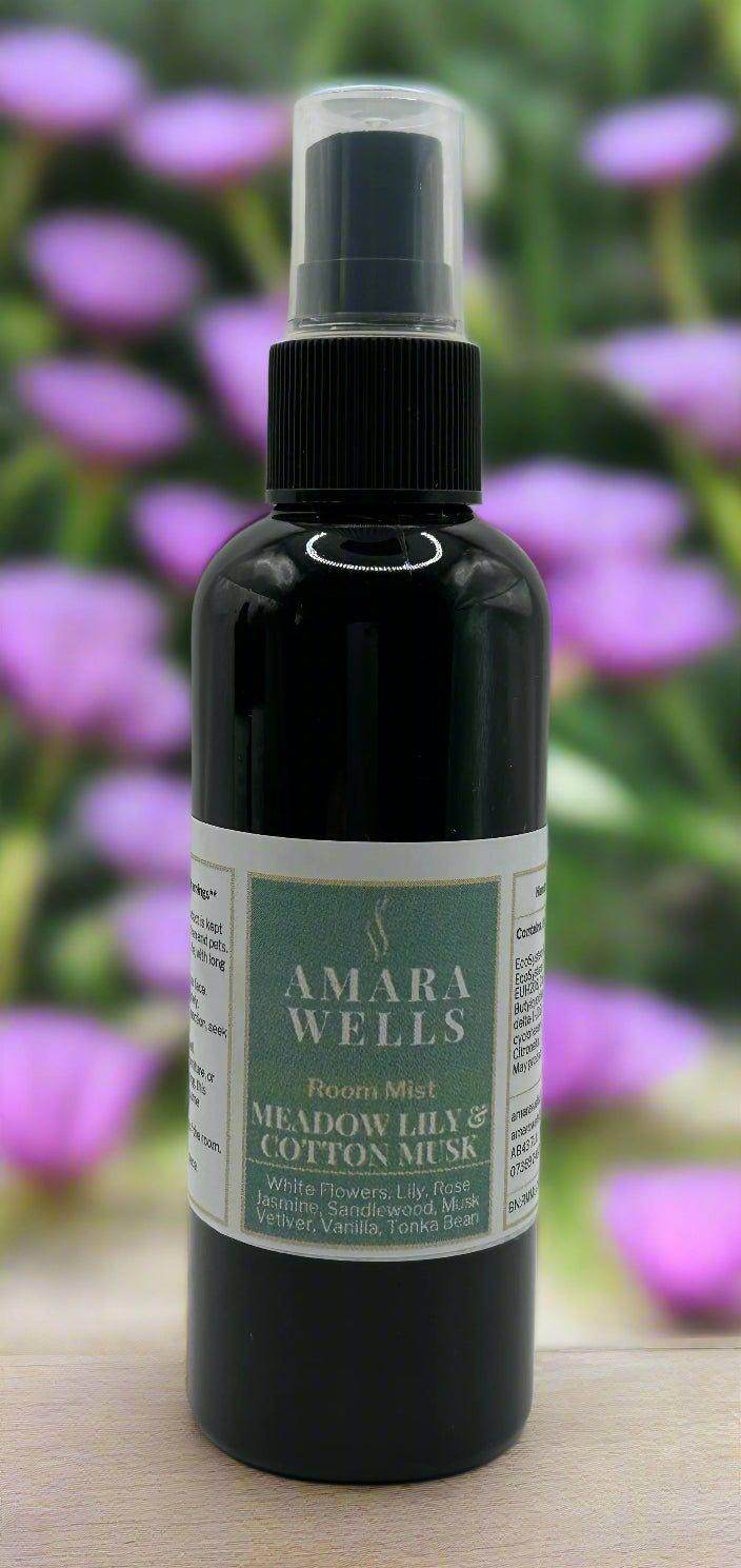 Meadow Lily & Cotton Musk - Room Mist - Amara Wells